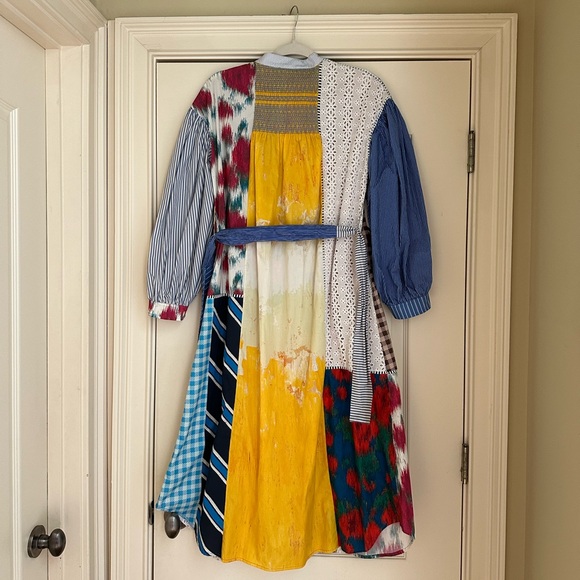 Hope For Flowers by Tracy Reese Patchwork Shirt Dress NWT - Picture 11 of 11